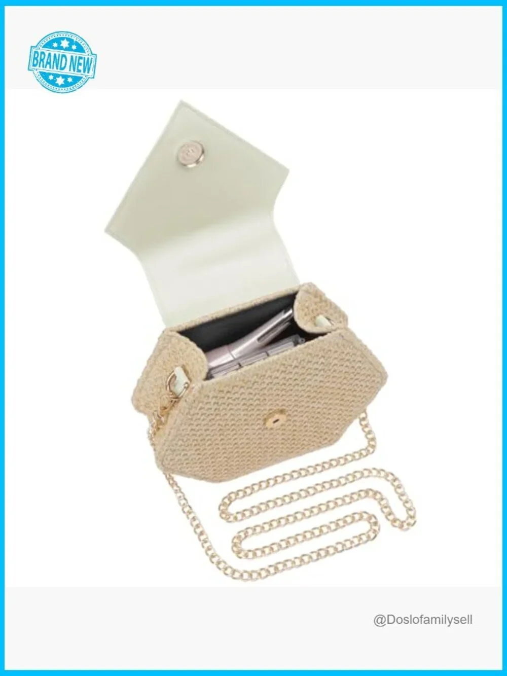 Straw Crossbody Bag Shoulder Handbag Summer Beach Purse with Tassel